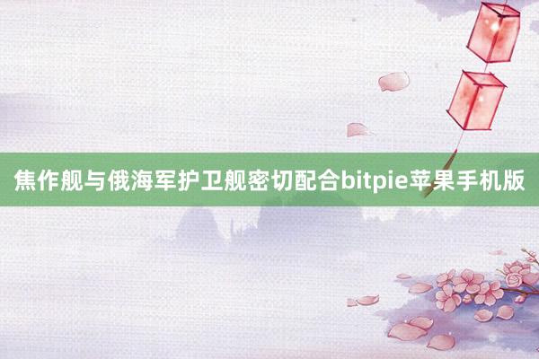 焦作舰与俄海军护卫舰密切配合bitpie苹果手机版