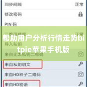 帮助用户分析行情走势bitpie苹果手机版