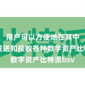 用户可以方便地在其中存储、发送和接收各种数字资产比特派bsv