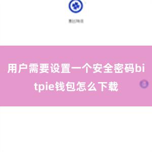 用户需要设置一个安全密码bitpie钱包怎么下载