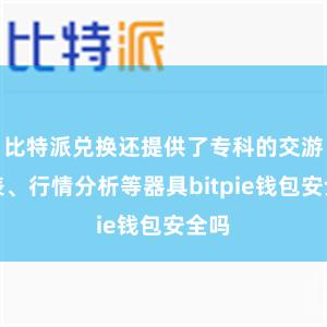 比特派兑换还提供了专科的交游图表、行情分析等器具bitpie钱包安全吗